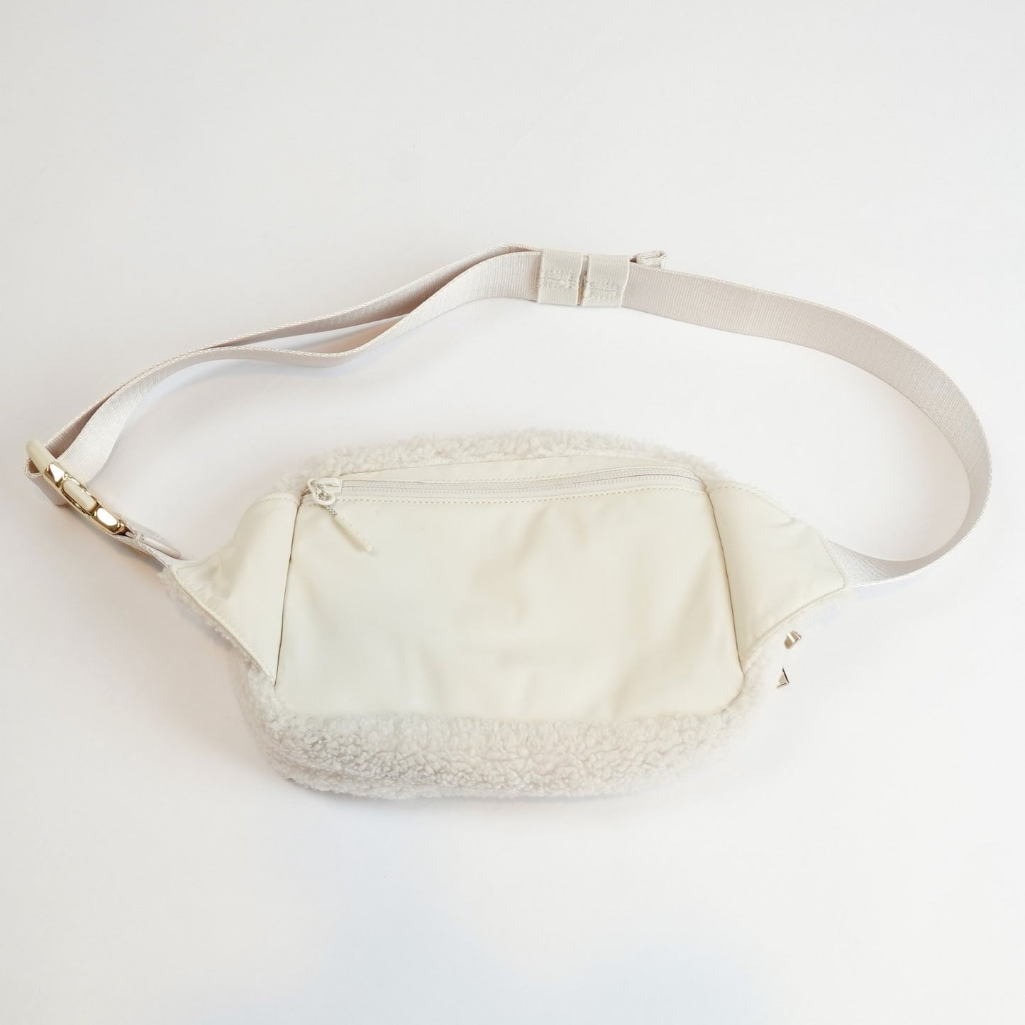 Lululemon Everywhere Belt Bag Large 2L Sherpa Fleece White Opal Gold
