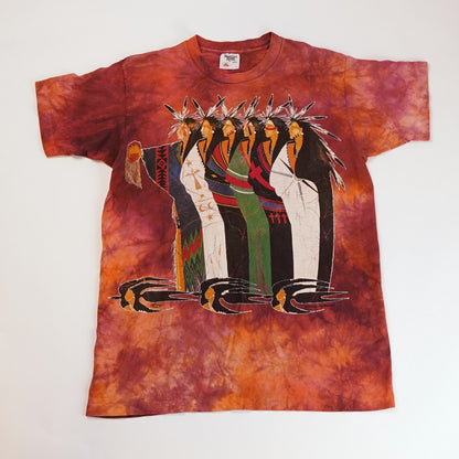 Vintage 90s The Mountain Native American Graphic Tee Single Stitch - Large
