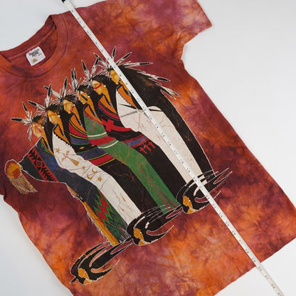 Vintage 90s The Mountain Native American Graphic Tee Single Stitch - Large