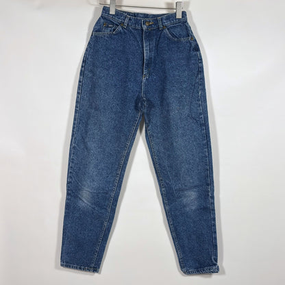Vintage Lee Tapered Leg Mom Jeans 80s 90s Medium Wash - 10 Long