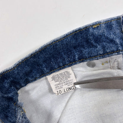 Vintage Lee Tapered Leg Mom Jeans 80s 90s Medium Wash - 10 Long