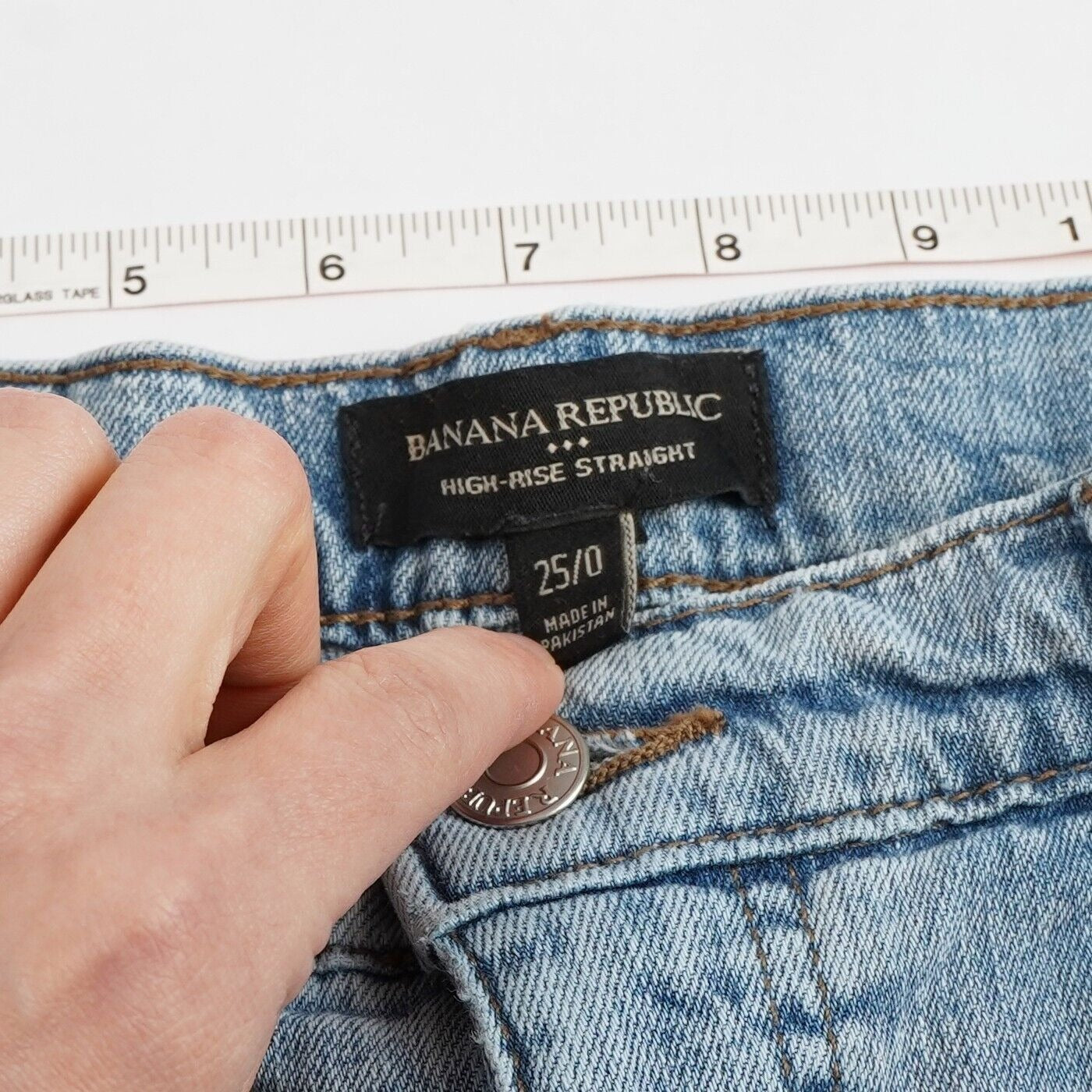 Banana Republic High Rise Straight Jeans - 0/25