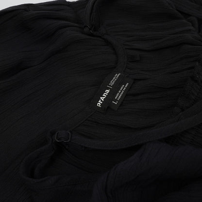 prAna Fernie Wide Leg Jumpsuit Black - L