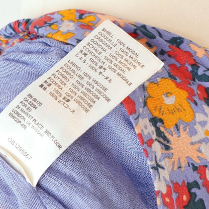 Free People Pretty Daze Maxi Skirt Set Blue Combo - S