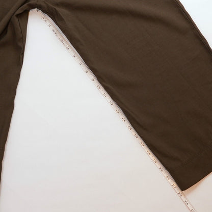 H&M Olive Belted Trouser Slack Dress Pants - 6