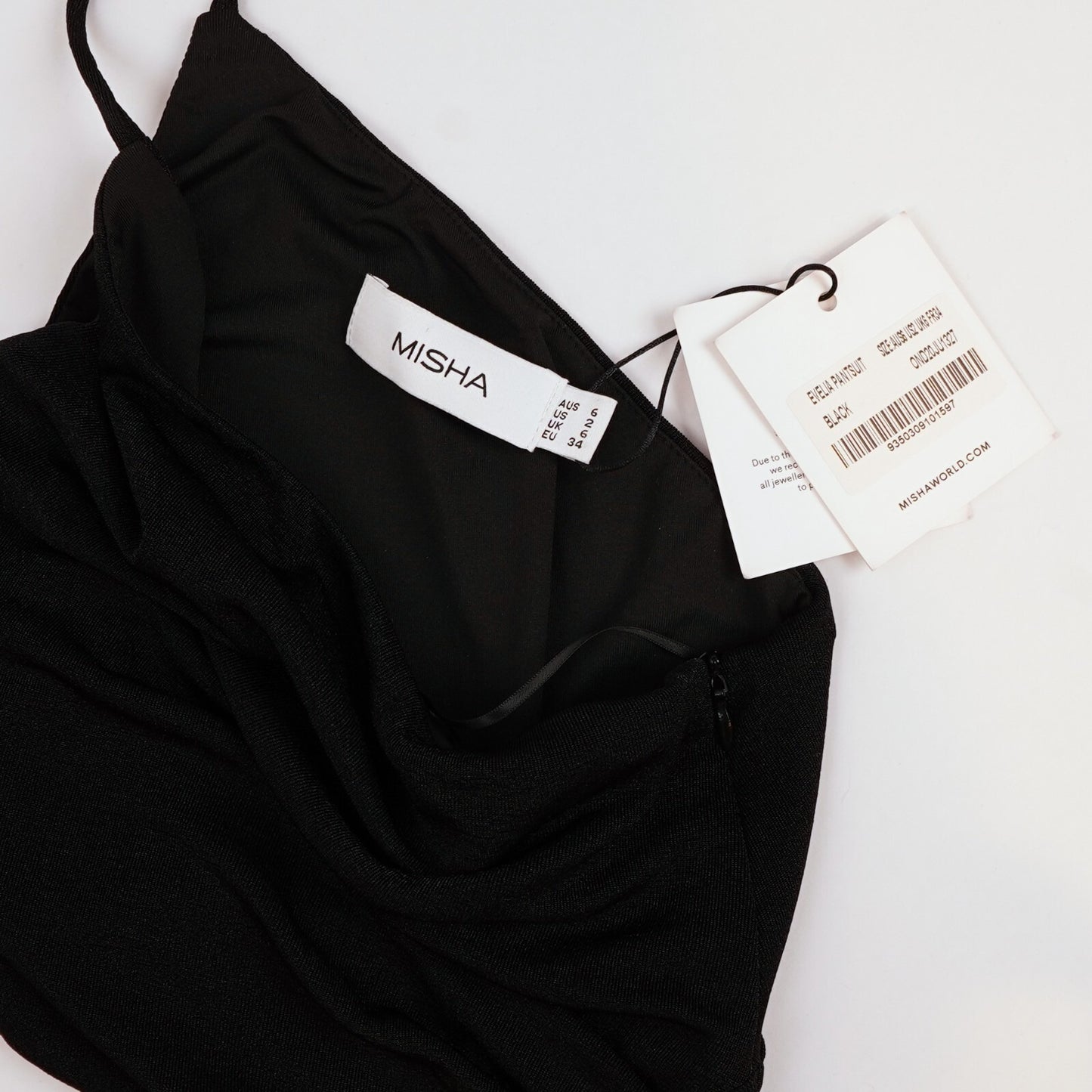Misha Evelia Black Pantsuit Jumpsuit - 2