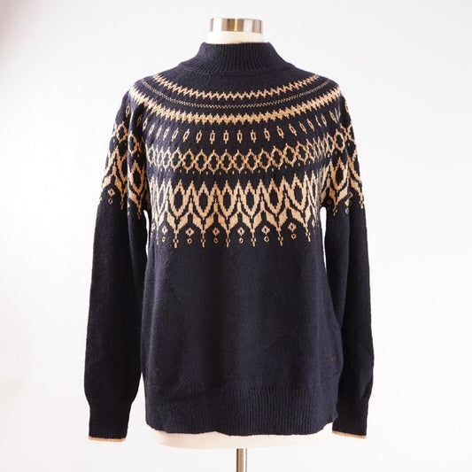 Joules Elvie Embellished Fair Isle Sweater - 10