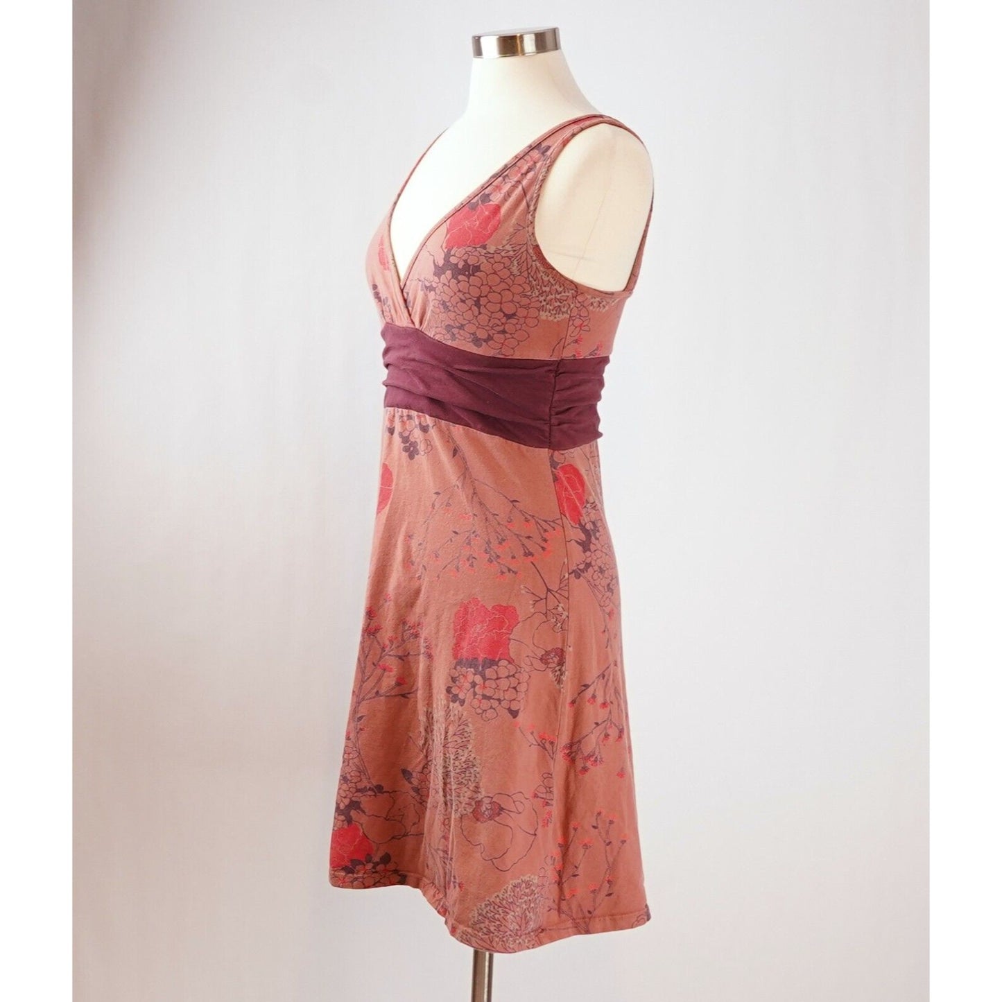 Patagonia Margot Dress Pink Mauve Floral - M