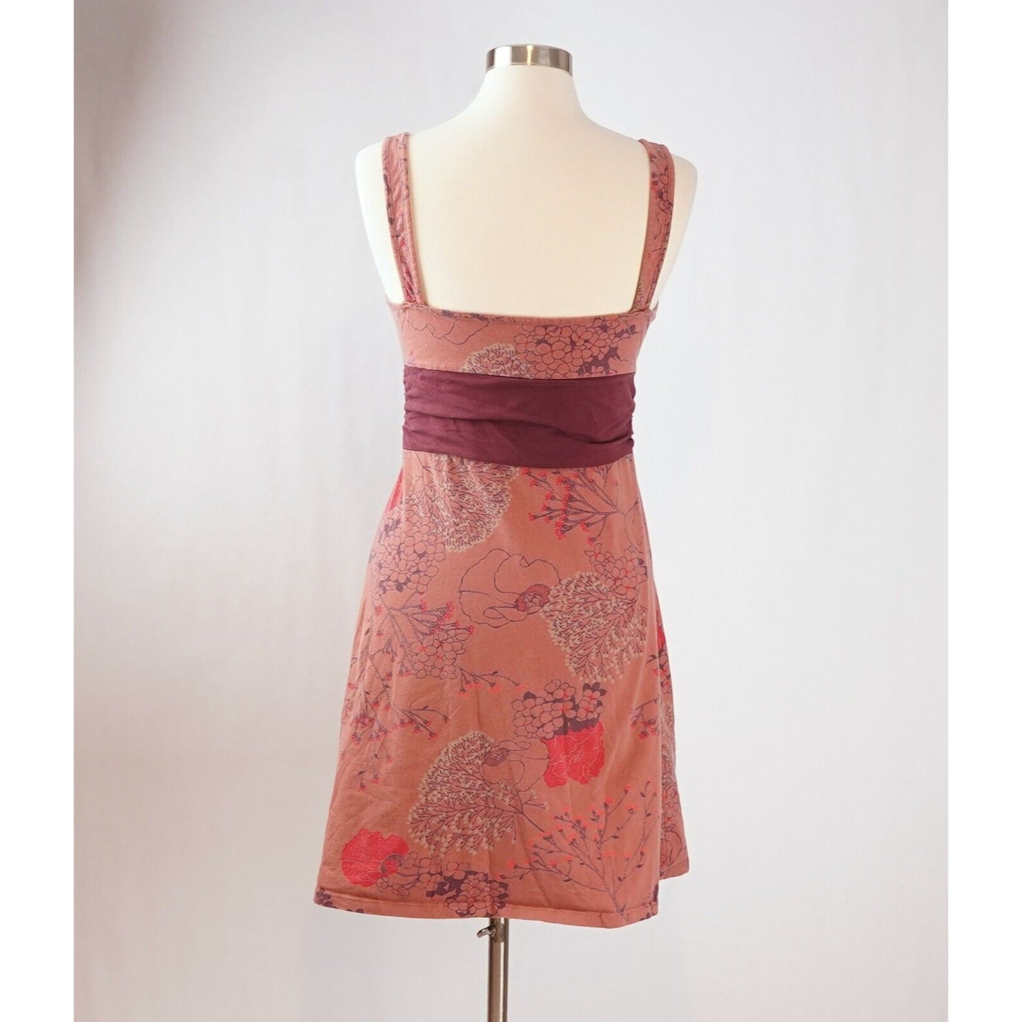 Patagonia Margot Dress Pink Mauve Floral - M
