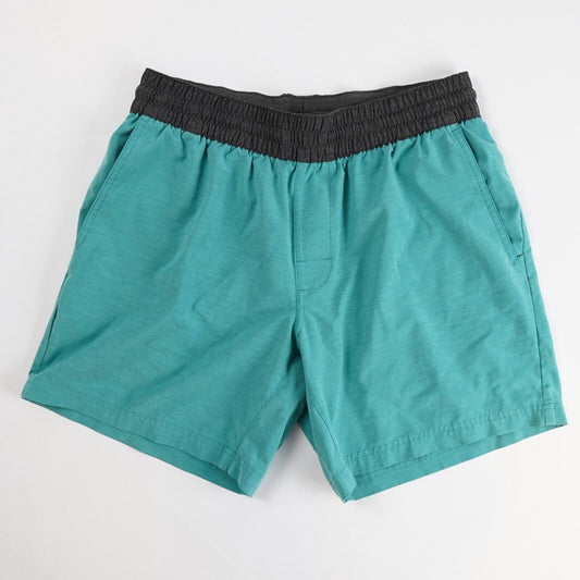 Prana Breathe Aqua Athletic Shorts - M