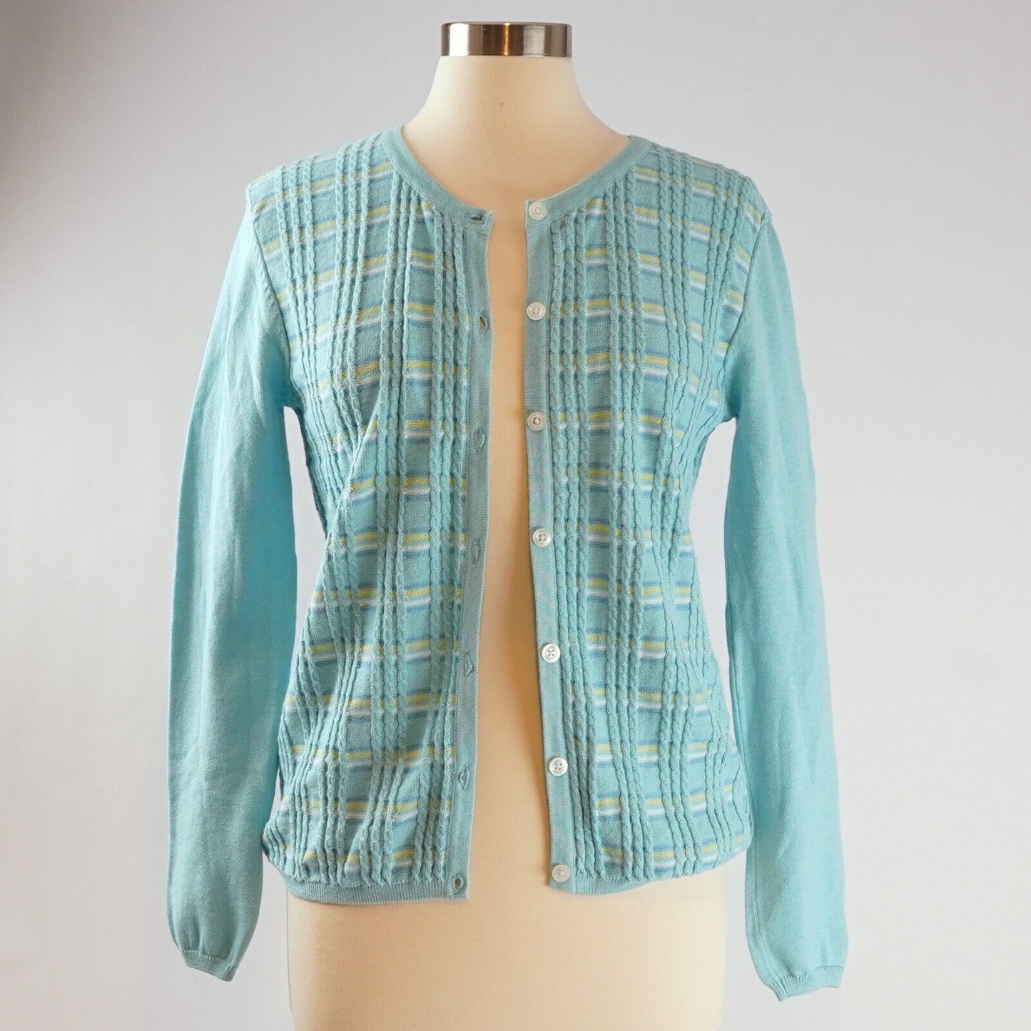Lilly Pulitzer Striped Cardigan - M - Vintage 90's