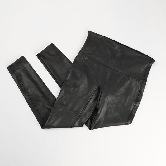 Spanx Faux Leather High Rise Leggings - L