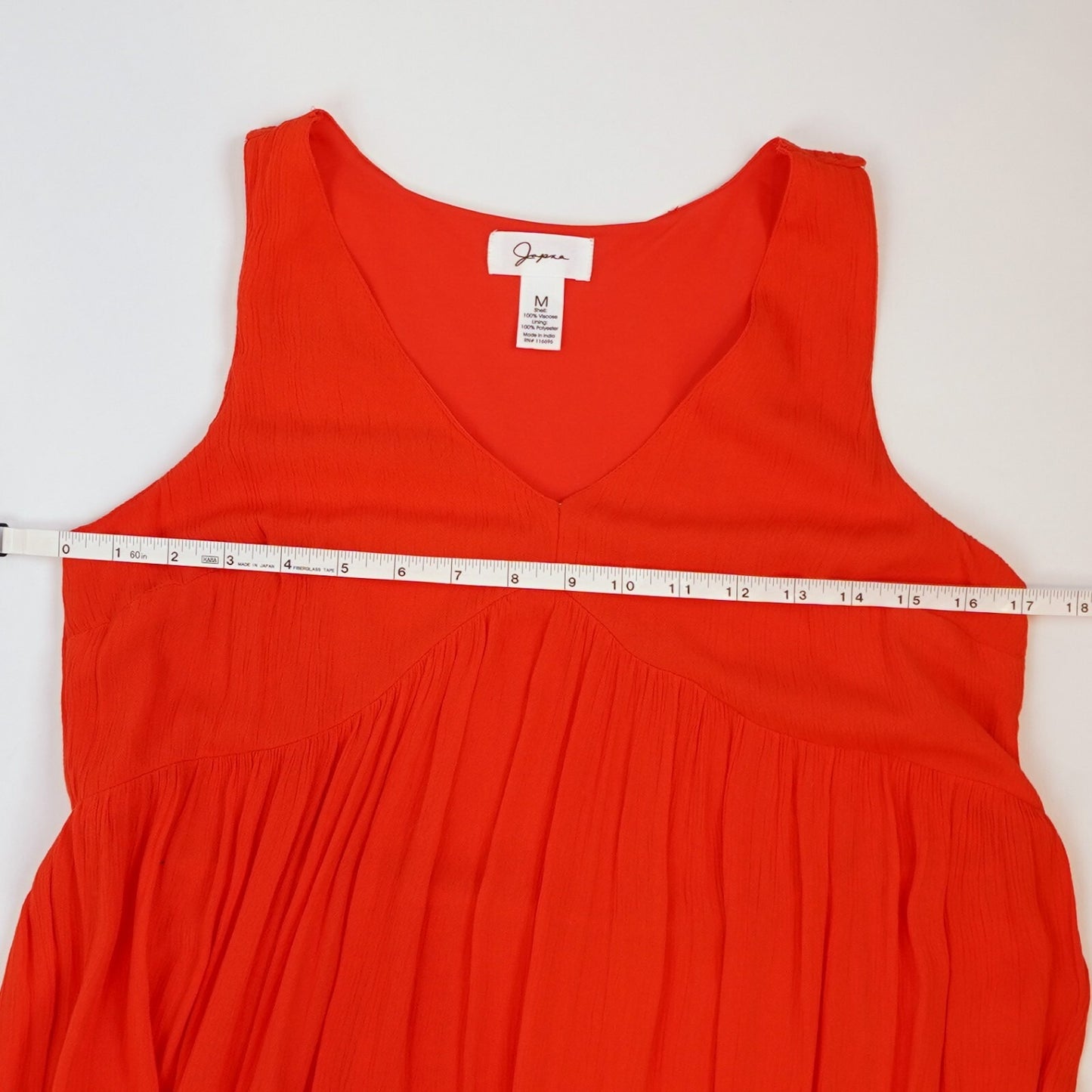 Japna Tiered Orange Sundress - M