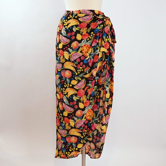 Show Me Your Mumu Wrap Me Up Skirt in Fruit Tango - XS