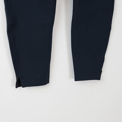 Spanx Ponte Ankle Length Slit Hem Leggings Navy - Large Petite