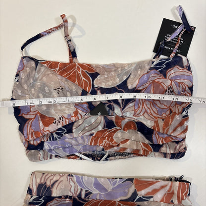 Lulus Floating Through Flowers Multi Floral Two-Piece Midi Dress - XS