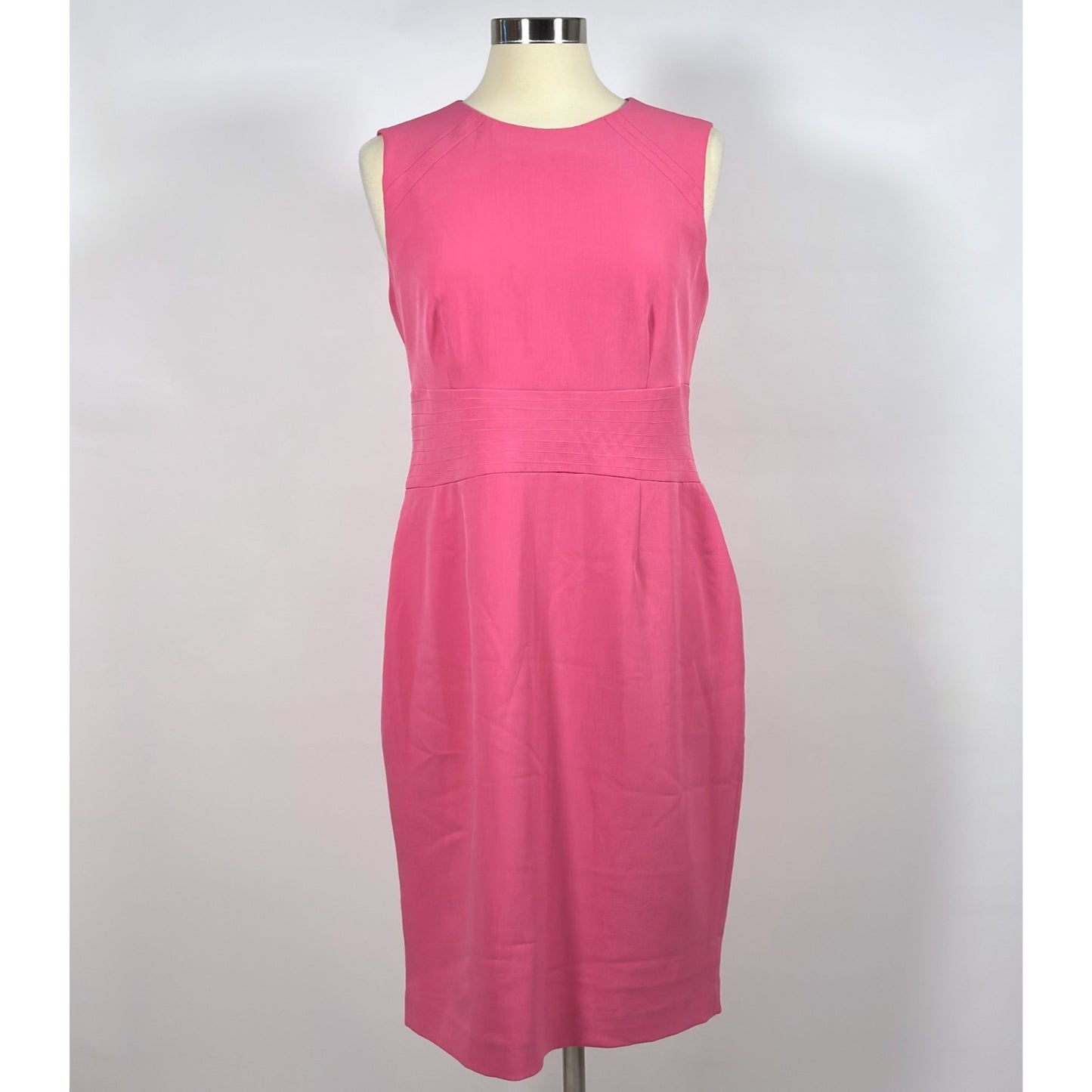 Kasper Bubblegum Pink Sleeveless Sheath Dress - 12