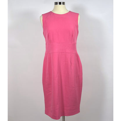Kasper Bubblegum Pink Sleeveless Sheath Dress - 12