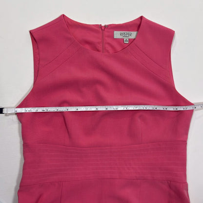 Kasper Bubblegum Pink Sleeveless Sheath Dress - 12