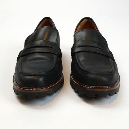 Madewell Corinne Lugsole Leather Platform Loafers Black - 7.5