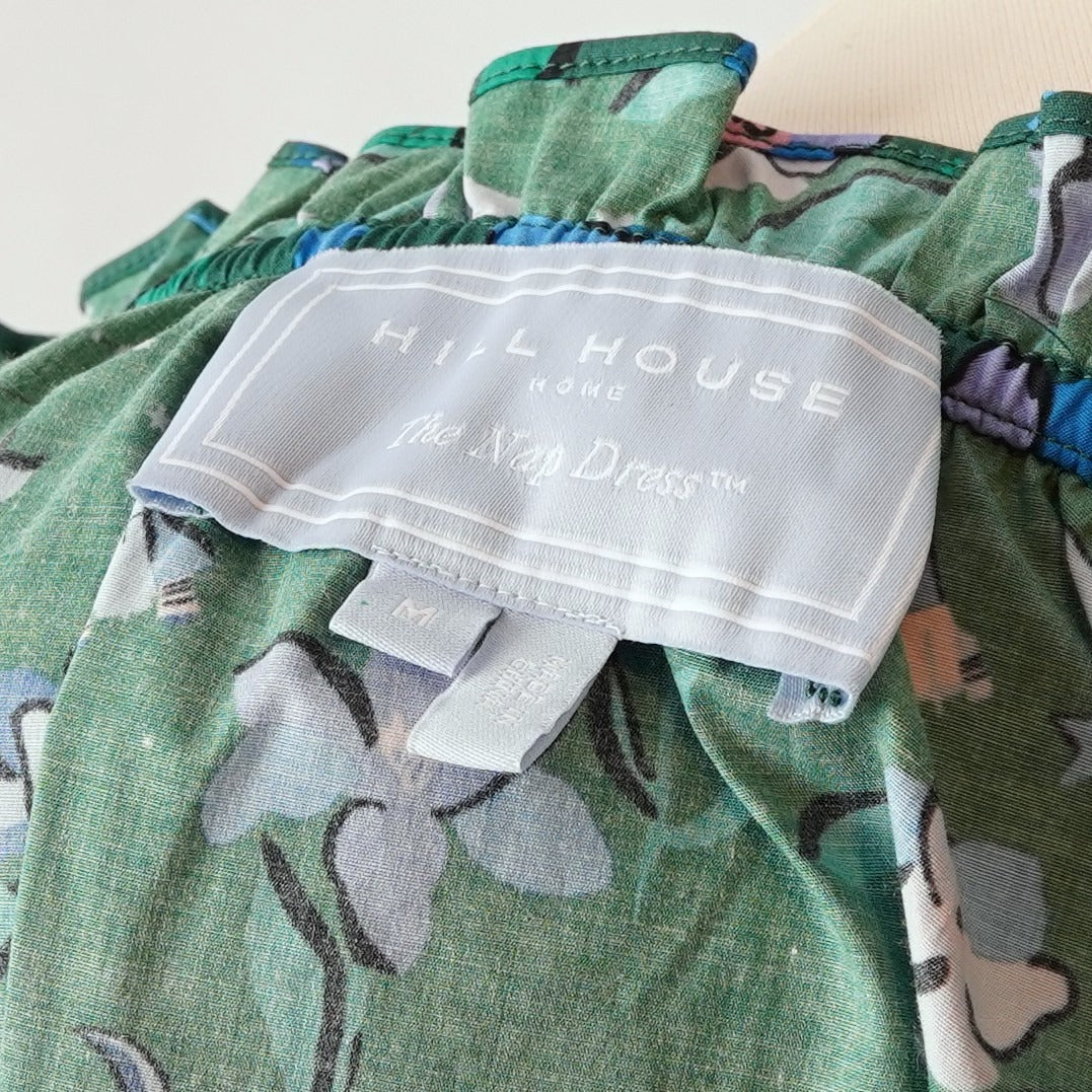 Hill House Home Katherine Nap Dress in Emerald Floral Space - M