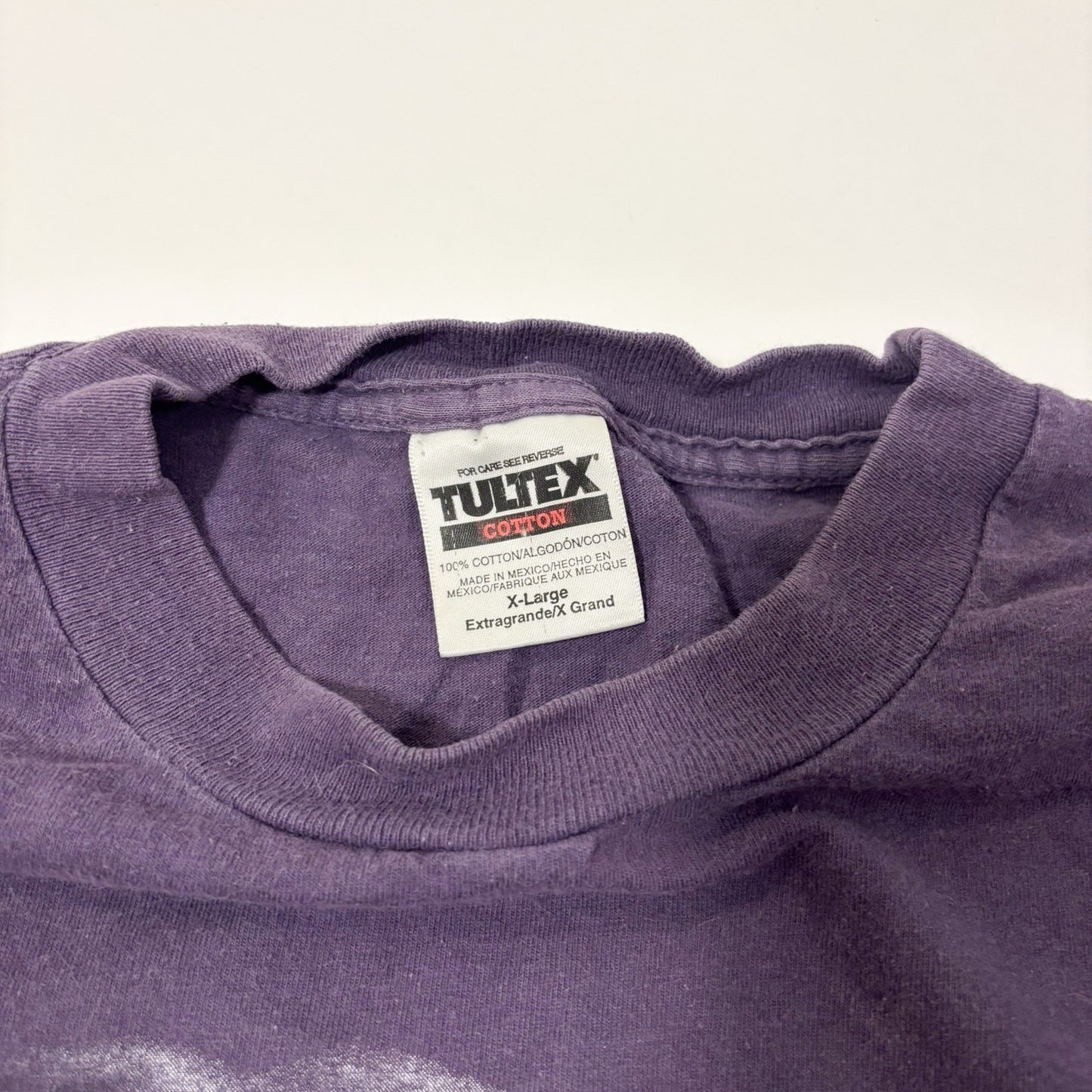 Kenny Rogers World Tour Concert Graphic T-Shirt Purple Vintage 90s - XL