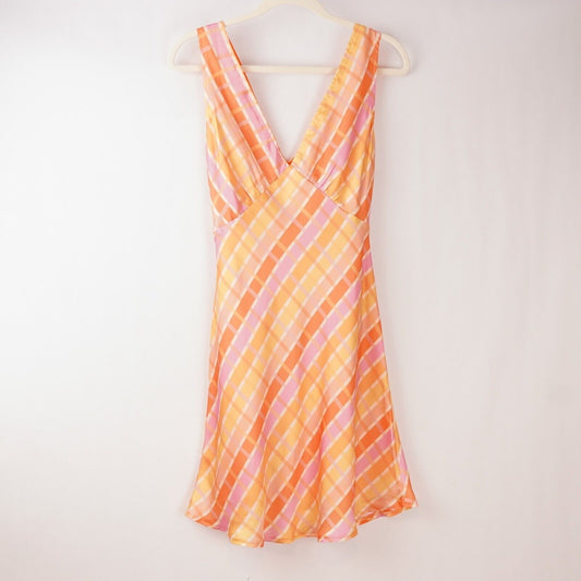 Peppermayo Audrey Vintage Slip Dress Splice Check - 6