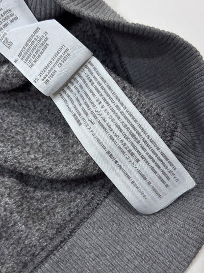Hollister Full Zip Hoodie Sweatshirt Gray Embroidered Logo - S