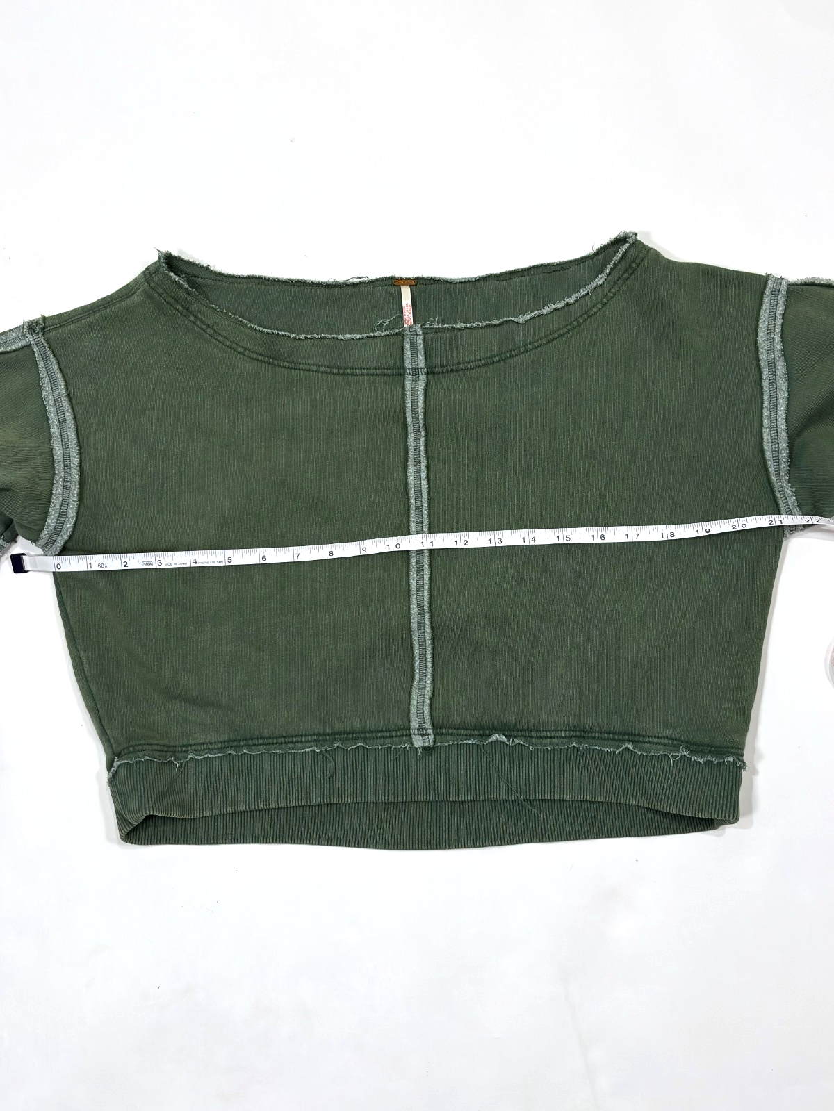 Free People All That Sweatshirt Forest Olive Green - S