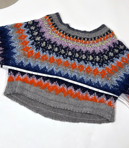Free People Home for the Holidays Fair Isle Sweater - M