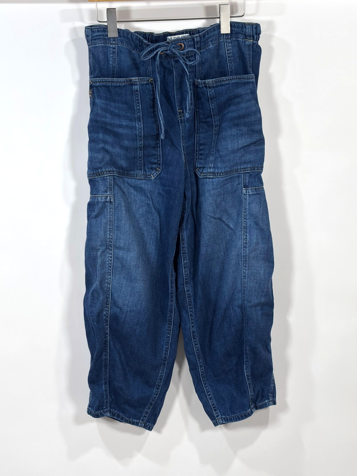 We The Free People Silverton Barrel Jeans Earth Angel - S