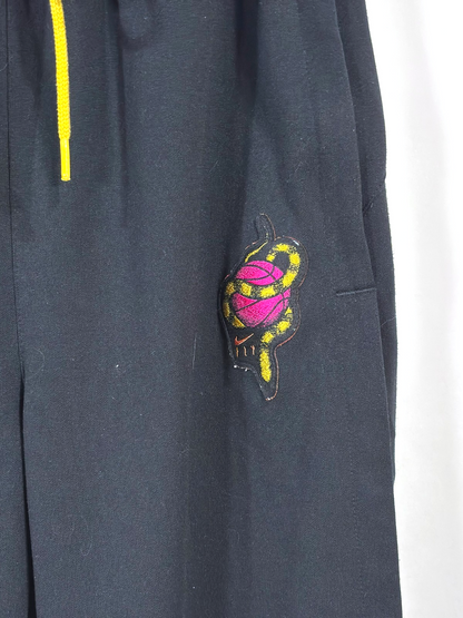 Nike Basketball Retro Fly Snake Logo Jogger Sweatpants Black - S