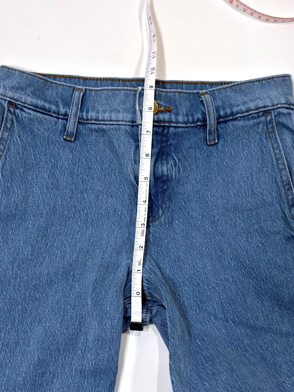 Express 70s Flare Mid Rise Jeans Light Wash - 0