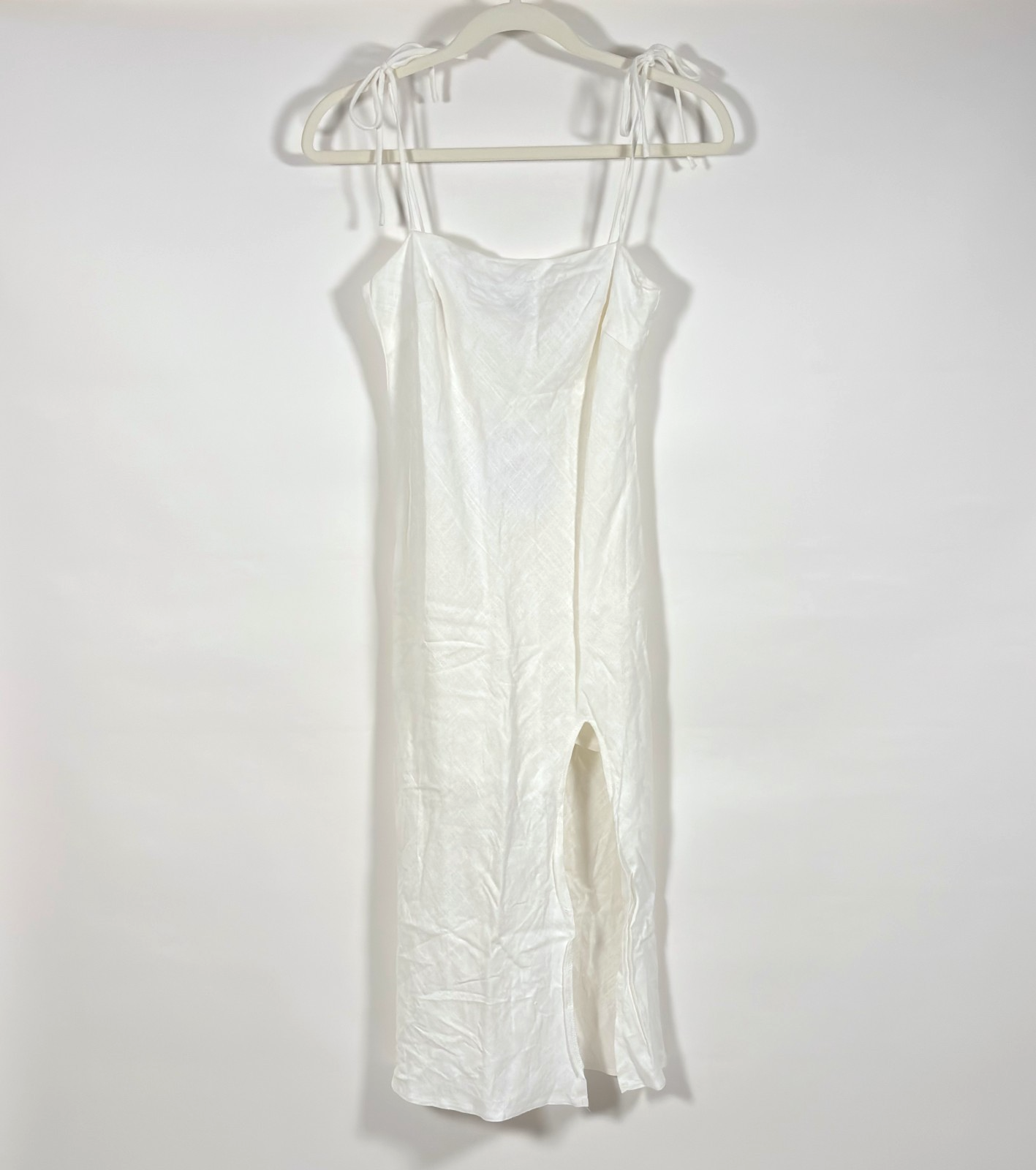 Princess Polly Eleni White Midi Dress Tie Shoulder - 2
