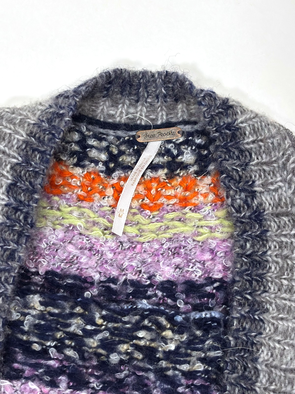 Free People Home for the Holidays Fair Isle Sweater - M