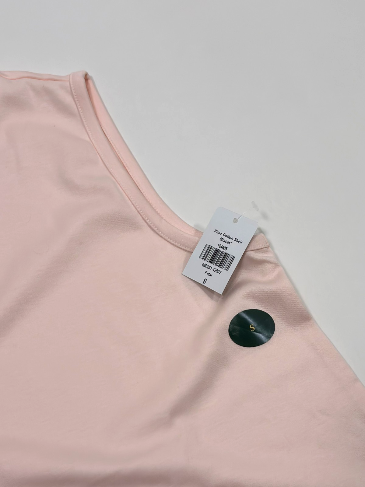 LL Bean Cotton Tank Top Petal Pink - S