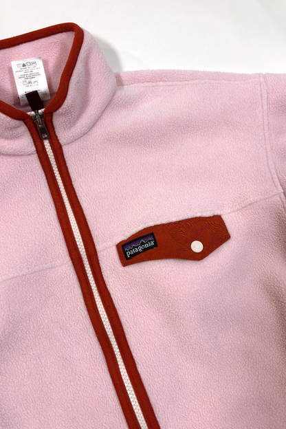 Patagonia Girls Fleece Synchilla Jacket Full Zip Pink - 12/L