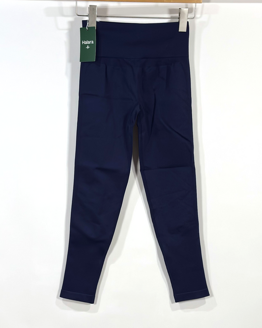 Halara OneForm Seamless Flow High Waisted Yoga Leggings Navy Blue - S