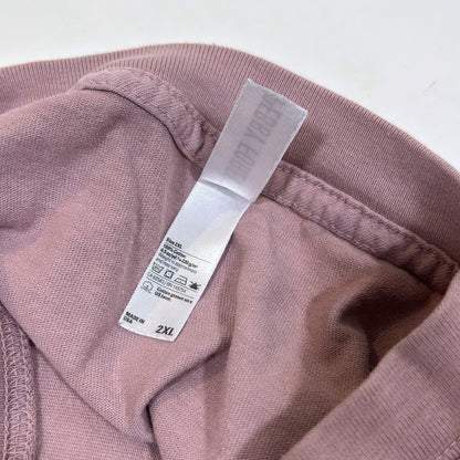 Pebby Forevee Basics Side Slit Short Sleeve Crewneck Tee Purple - XL