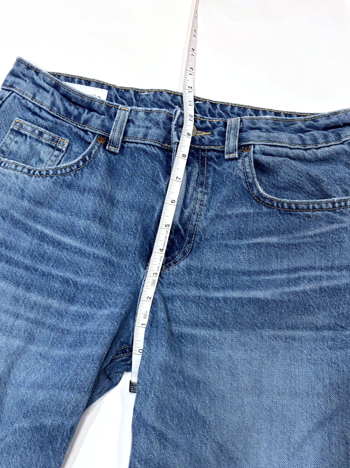 Zara Straight Leg Full Length Jeans Medium Wash - 6