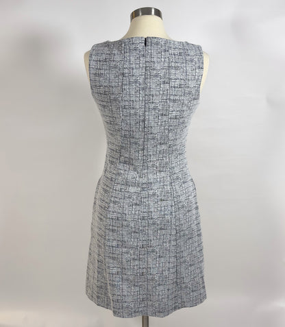 Tahari Sleeveless Sheath Dress Faux Tweed Boucle - 6