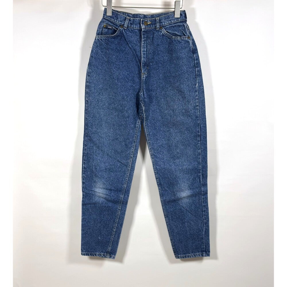Vintage Lee Tapered Leg Mom Denim Jeans 80s 90s Medium Wash - 25