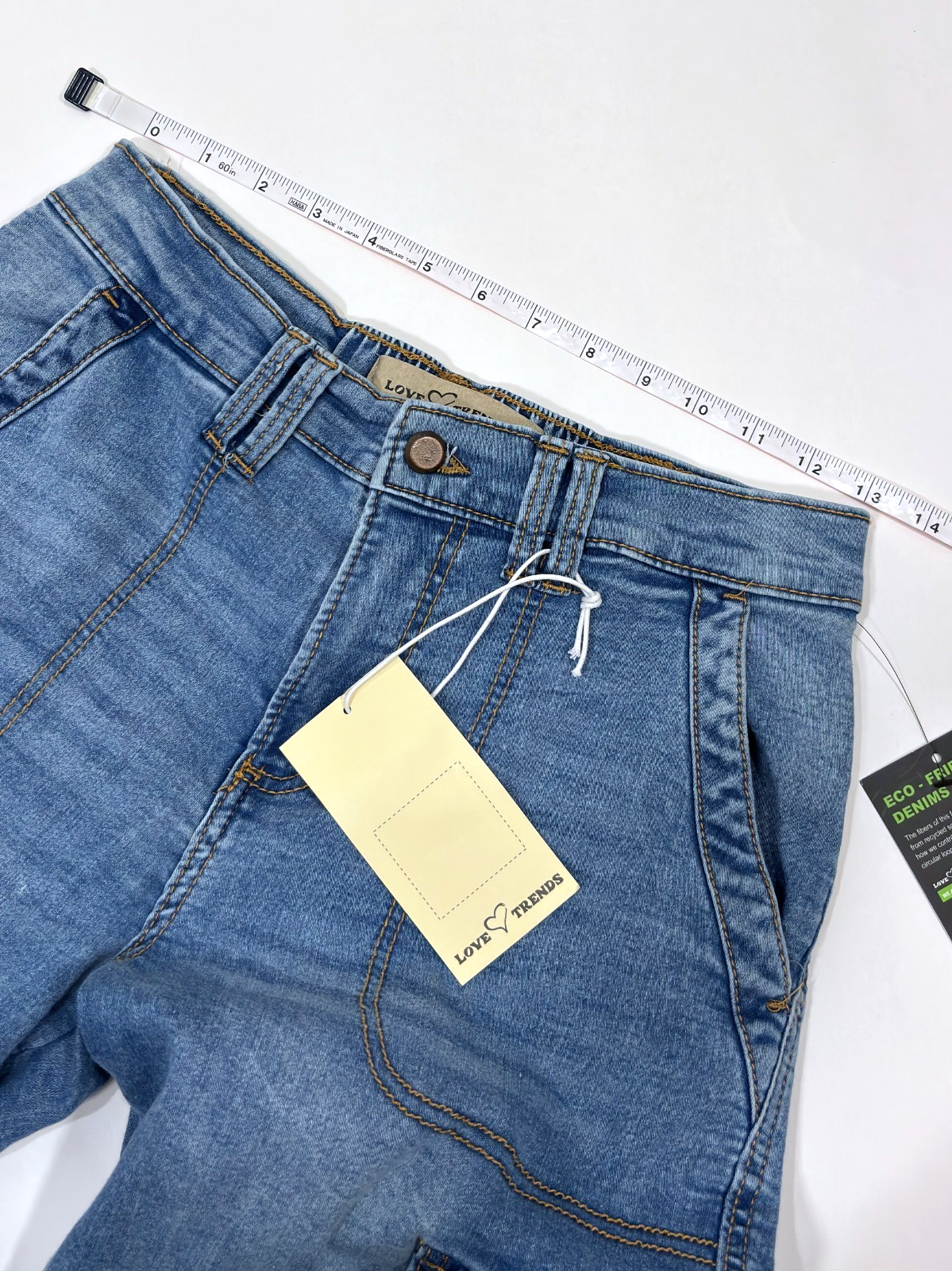 Love Trends Cargo Side Strap Utility Pocket Jeans - 9