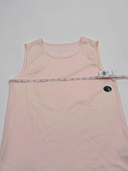 LL Bean Cotton Tank Top Petal Pink - S