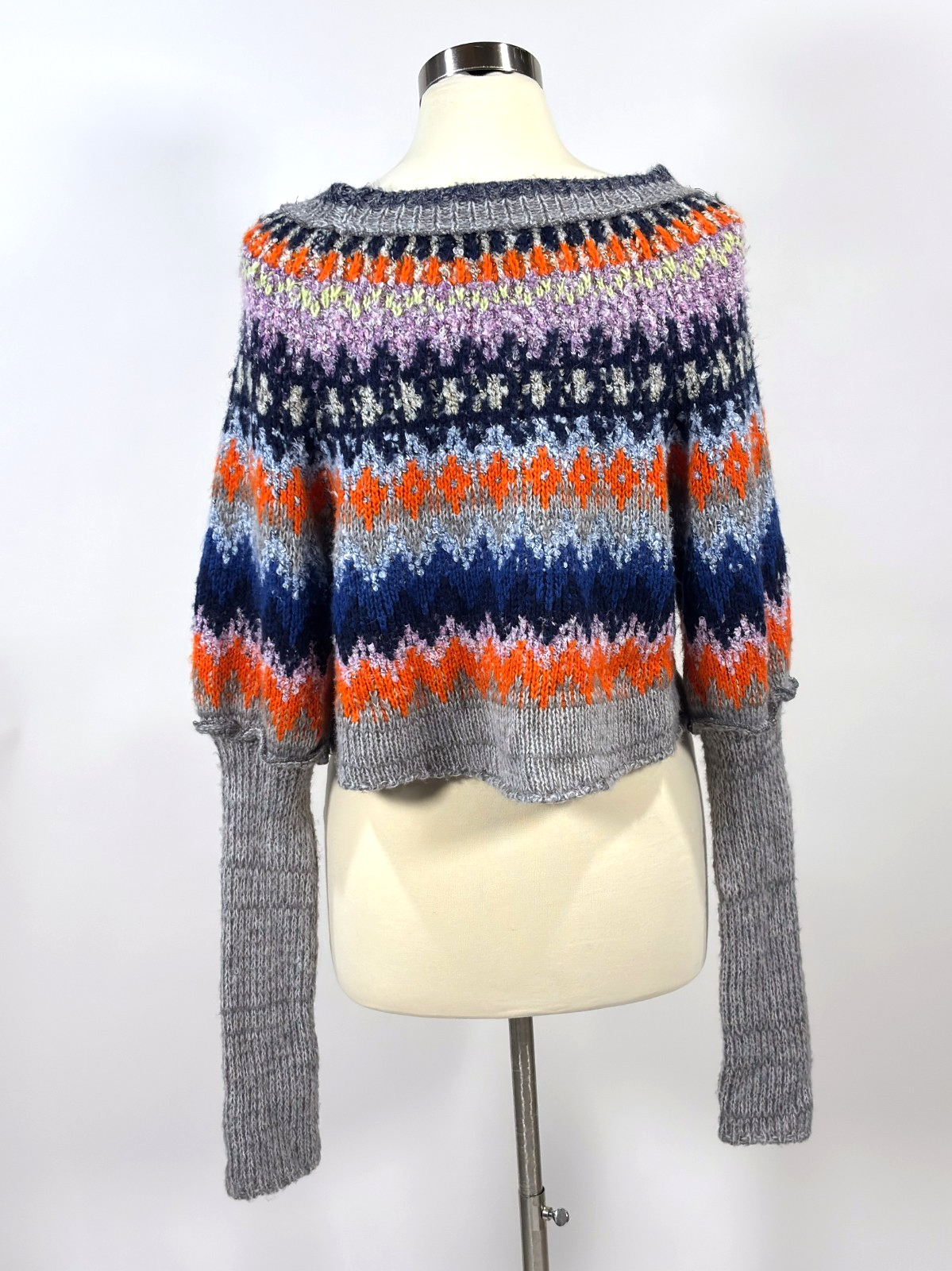 Free People Home for the Holidays Fair Isle Sweater - M