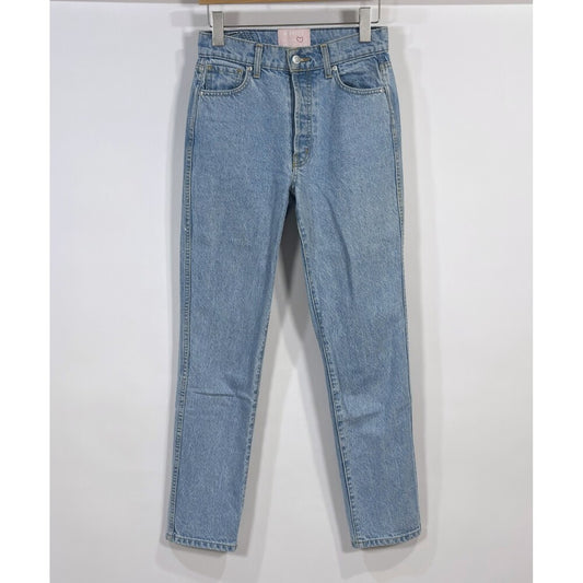 Revice Straight Leg Jeans High Rise Light Wash - 26