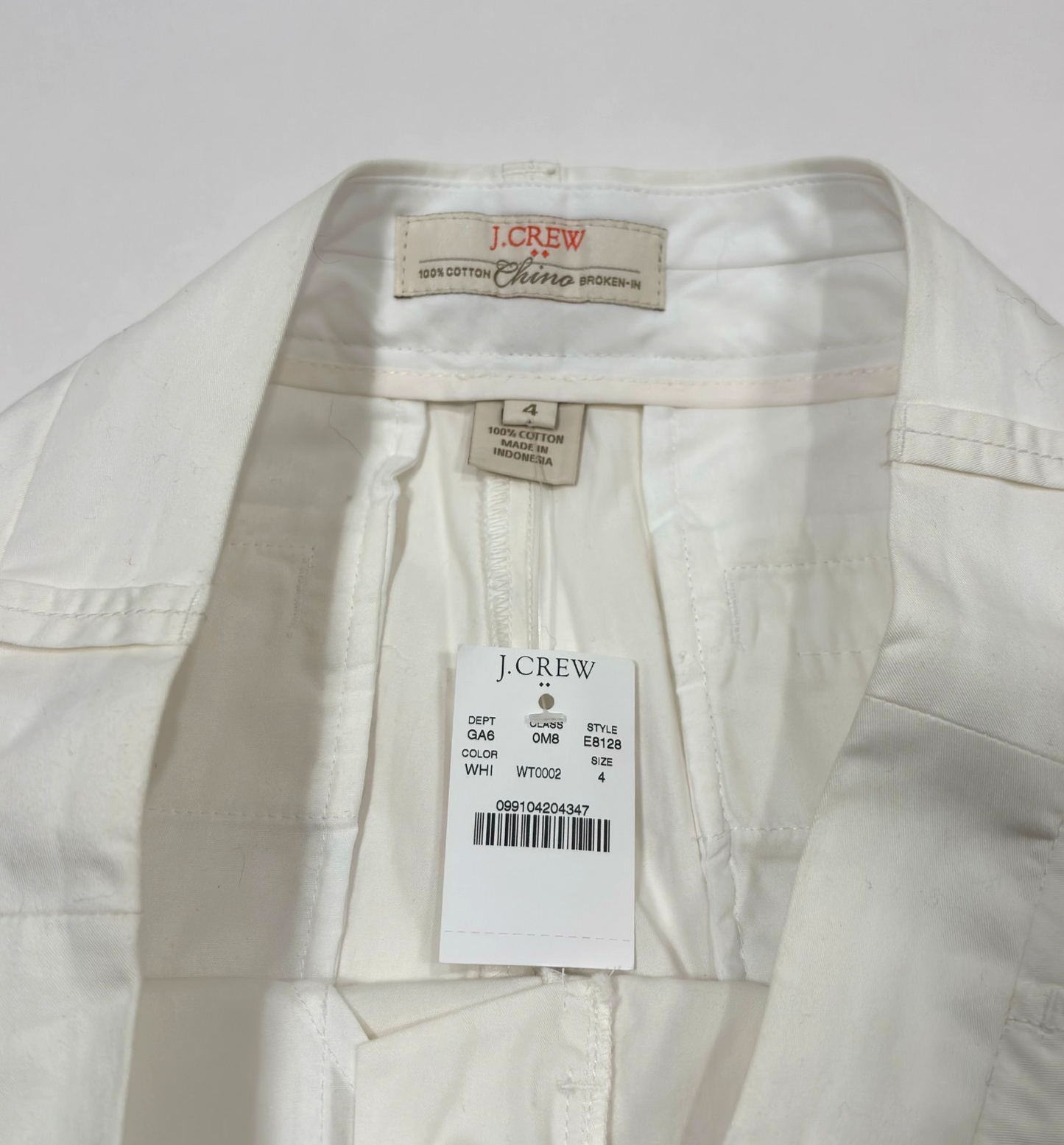 J Crew White Chino Shorts - 4