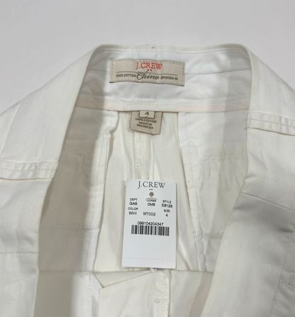 J Crew White Chino Shorts - 4