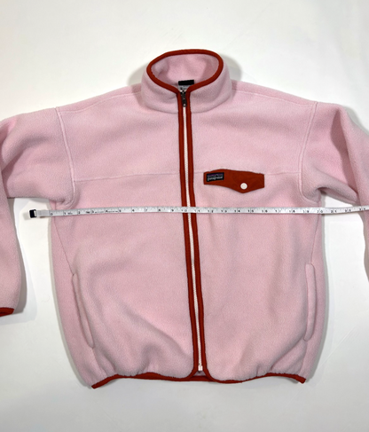 Patagonia Girls Fleece Synchilla Jacket Full Zip Pink - 12/L