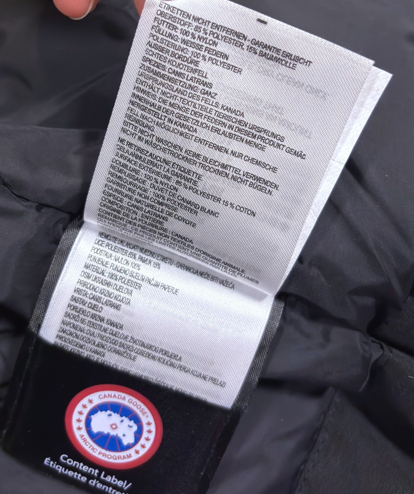 Canada Goose Mens Langford Coyote Fur Down Parka 2062M - XL